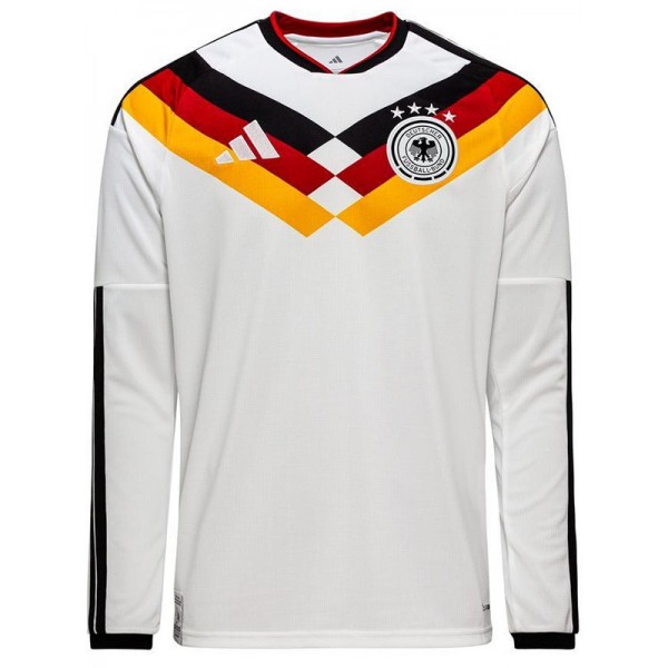 Germany maglia casa maniche lunghe uniforme maschile coppa mondo 2026